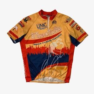 Vintage Tour de Tucson Cycling Jersey Mens XL Short Sleeve 27th Annual 2010
